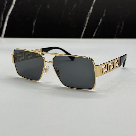 NEW VERSACE VE2290 1002/87 GOLD WOMEN SUNGLASSES MOD 2290 1002/87, VE2290 100287 main image 11